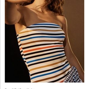 Urban Outfitters striped bodysuit